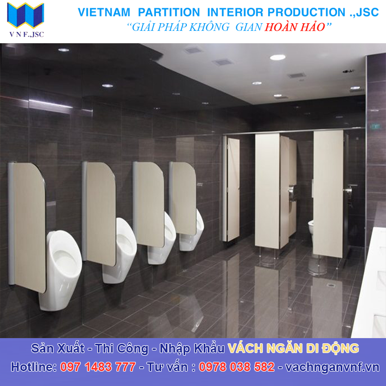 VÁCH NGĂN VỆ SINH